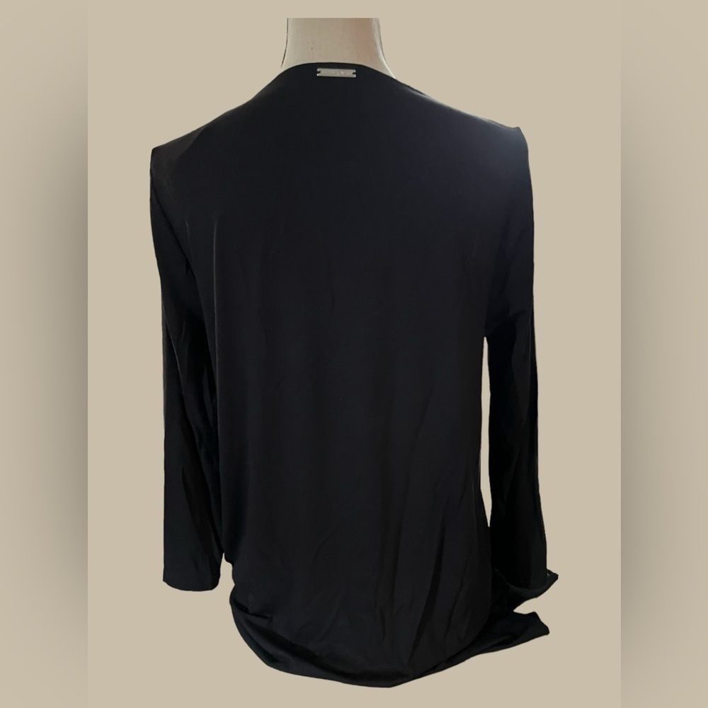 Michael Michael Kors Classic Solid Black Chiffon … - image 4